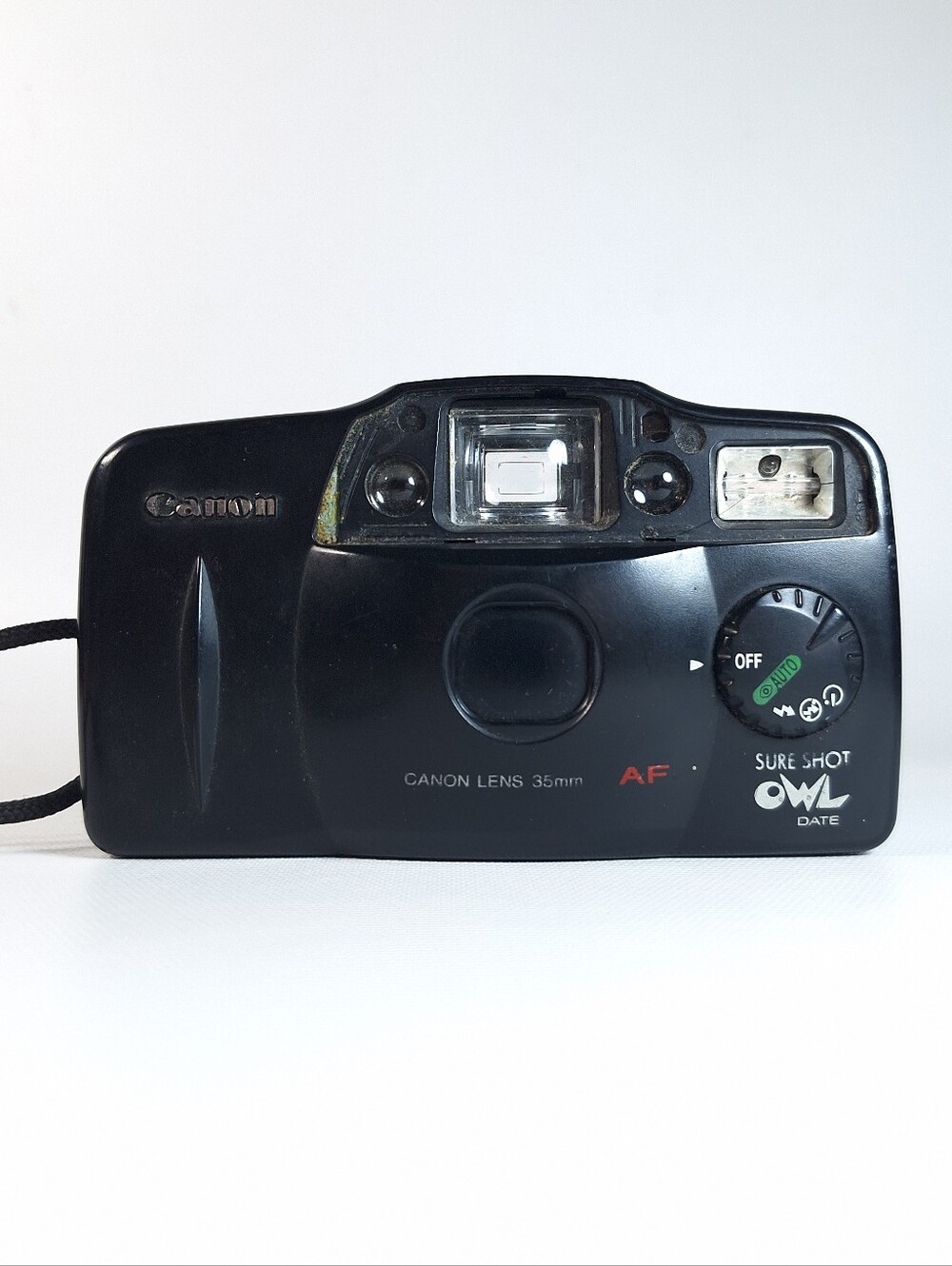 Canon Sure Shot Owl Date 35mm Point and Shoot Film Vintage Camera